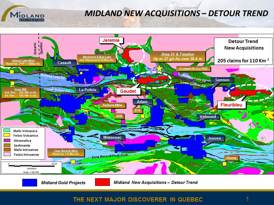 Figure 1 Acquisitions Detour Belt