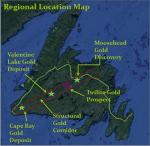 Figure 1 : Twilite Gold Project Regional Location