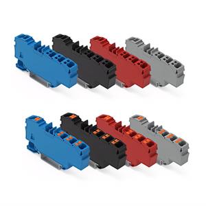 WAGO terminal blocks simplify installs while ensuring secure connection of wire assemblies.