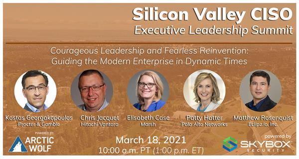 2021 HMG Live! Silicon Valley CISO Executive Leadership Summit