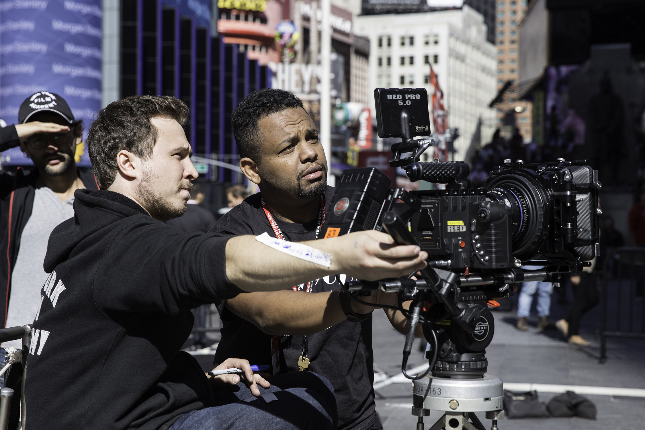 NYFA Students Filming in Times Square, New York City