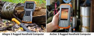 New Allegro 3 and Archer 3 Rugged Handheld Computers from Juniper Systems Limited. 16 April 2019