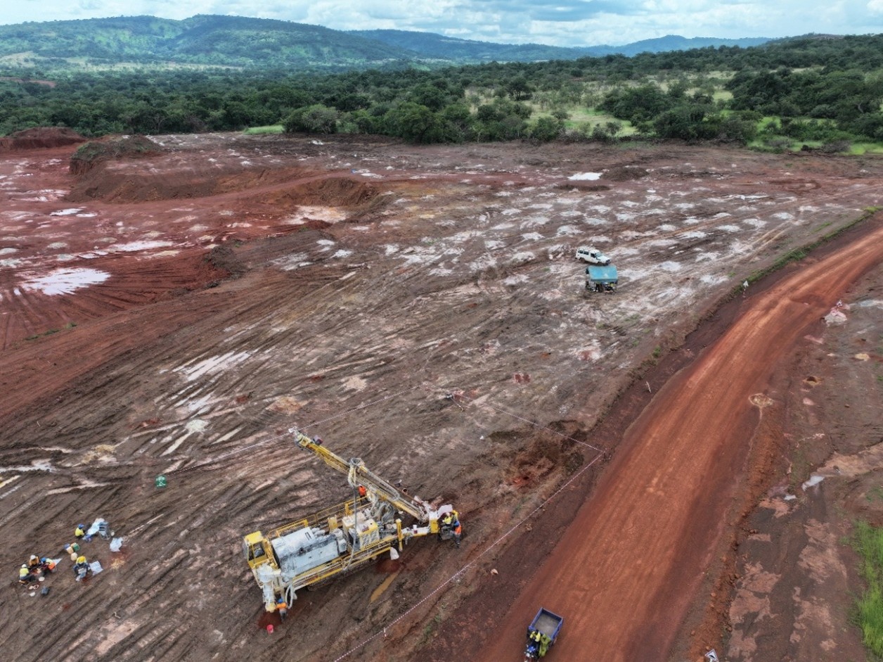 Figure 12: Sabali south pit grade control drilling (12 October 2025)