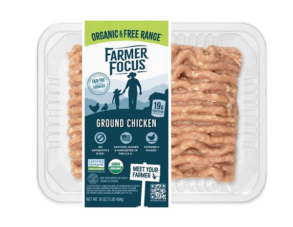 Farmer Focus USDA Organic and Humane CertifiedⓇ  Ground Chicken