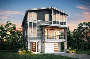 The four-bedroom Fuji floor plan by Terrata Homes is available at Skyway Village in Seattle, Washington.