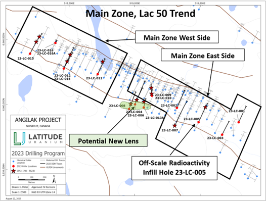 Main Zone Drill Location