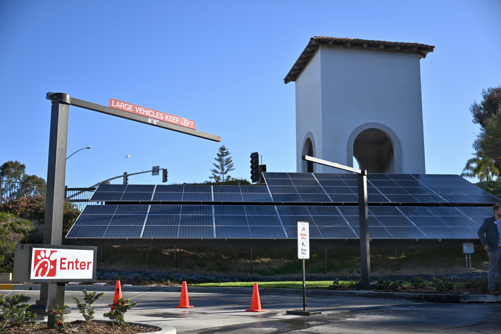 Due to the location's unique, sloped terrain, SolMicroGrid approached the ground-mount installation with a technique specifically designed for rocky slopes - utilizing ground screws instead of standard concrete-poured footings.