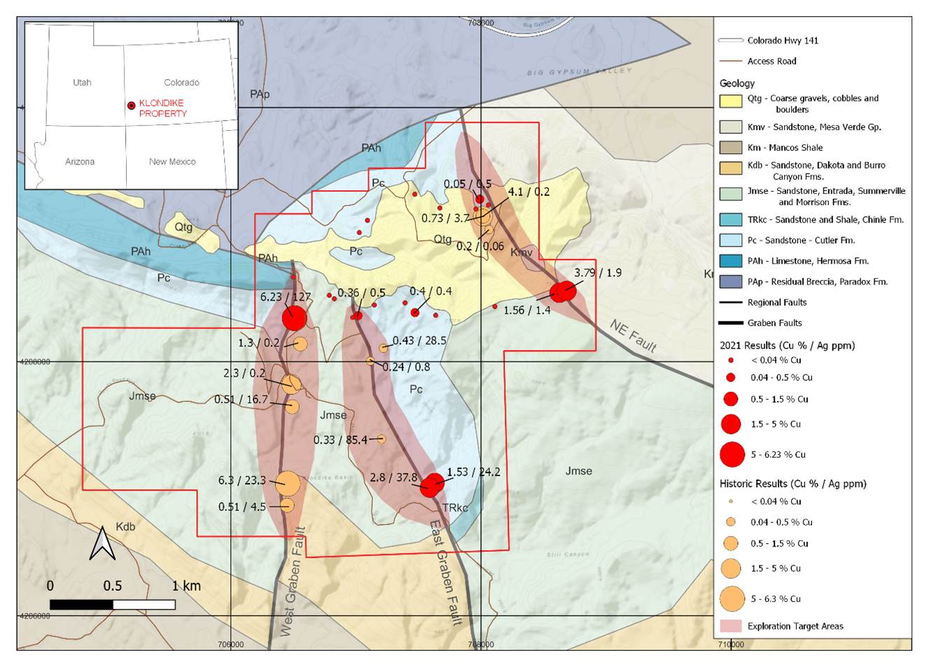 Figure 1: The Klondike Property