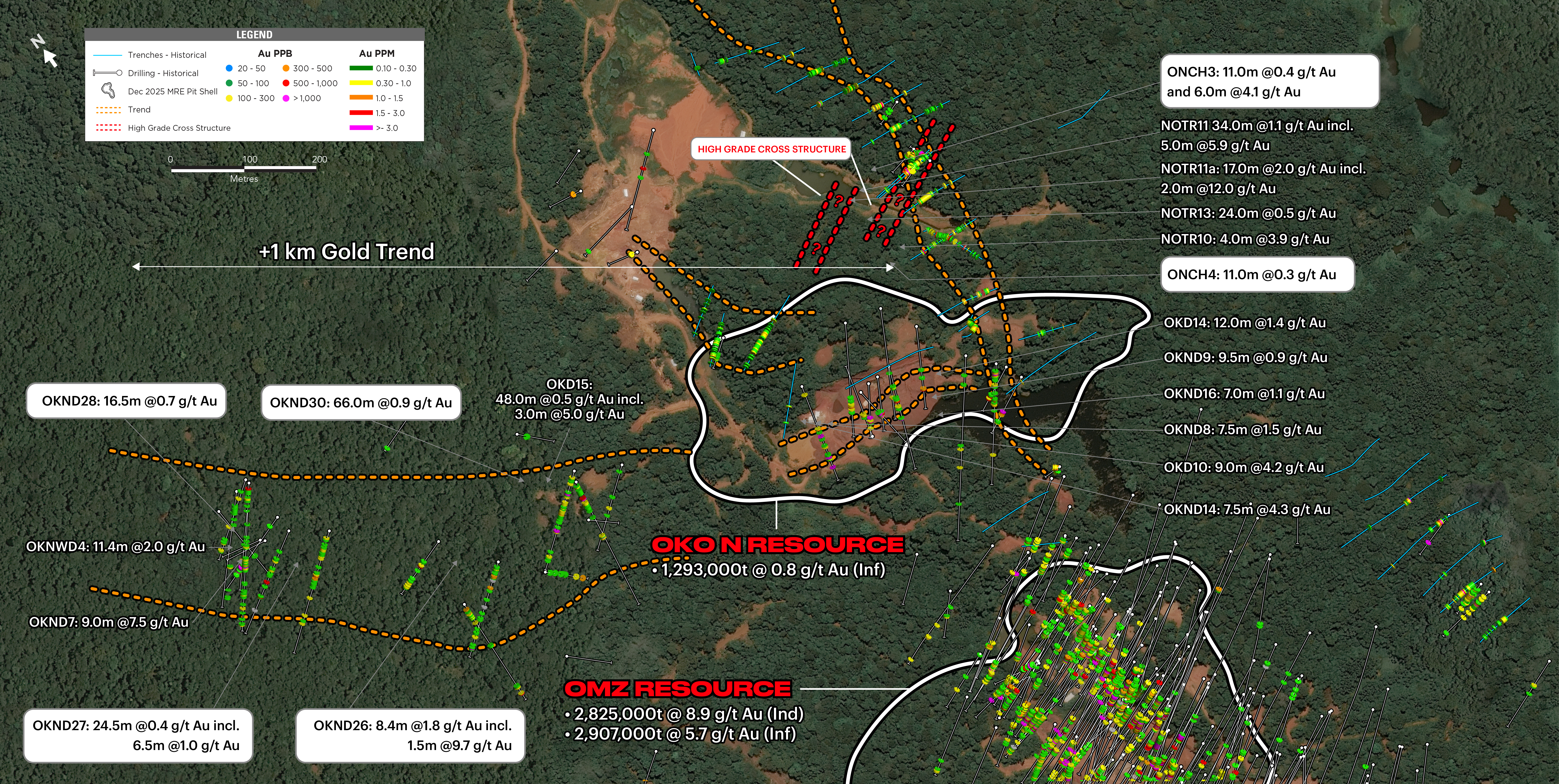 Figure 2 – OMZ North Drilling Area