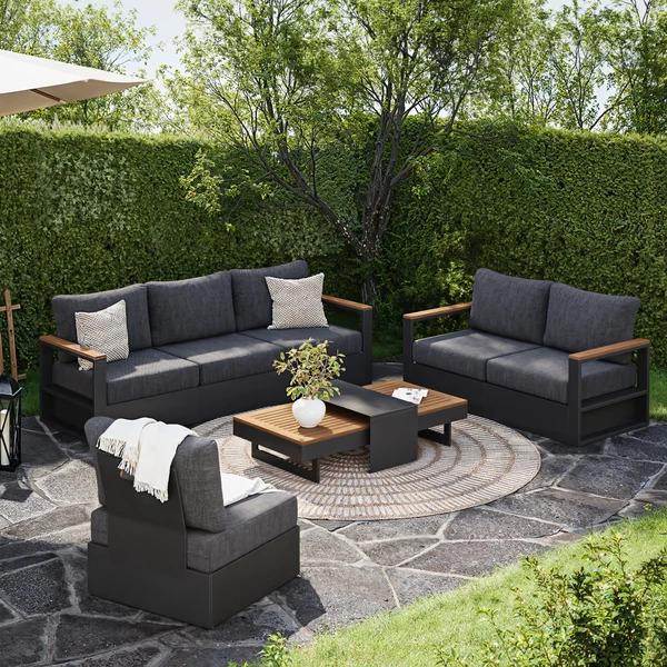 Homary Outdoor Lounge Furniture – Versatile Seating for Outdoor Environments