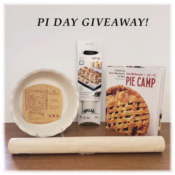 https://www.instagram.com/p/CMZsH7uBt0f/

People who love math and people who love baking can come together to eat pie and possibly win an Essential Pie Baking Giveaway kit.