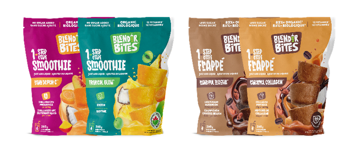 Canada's 2nd Largest Supermarket adds 4 new Blender Bite SKUs