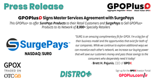 GPOPlus SignsMaster Services Agreeement SURG