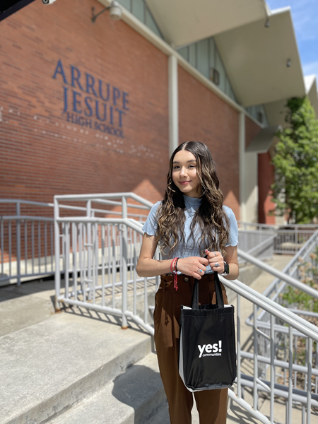 YES Communities Awards 2023 Building Futures Scholarship to Arrupe Jesuit Student