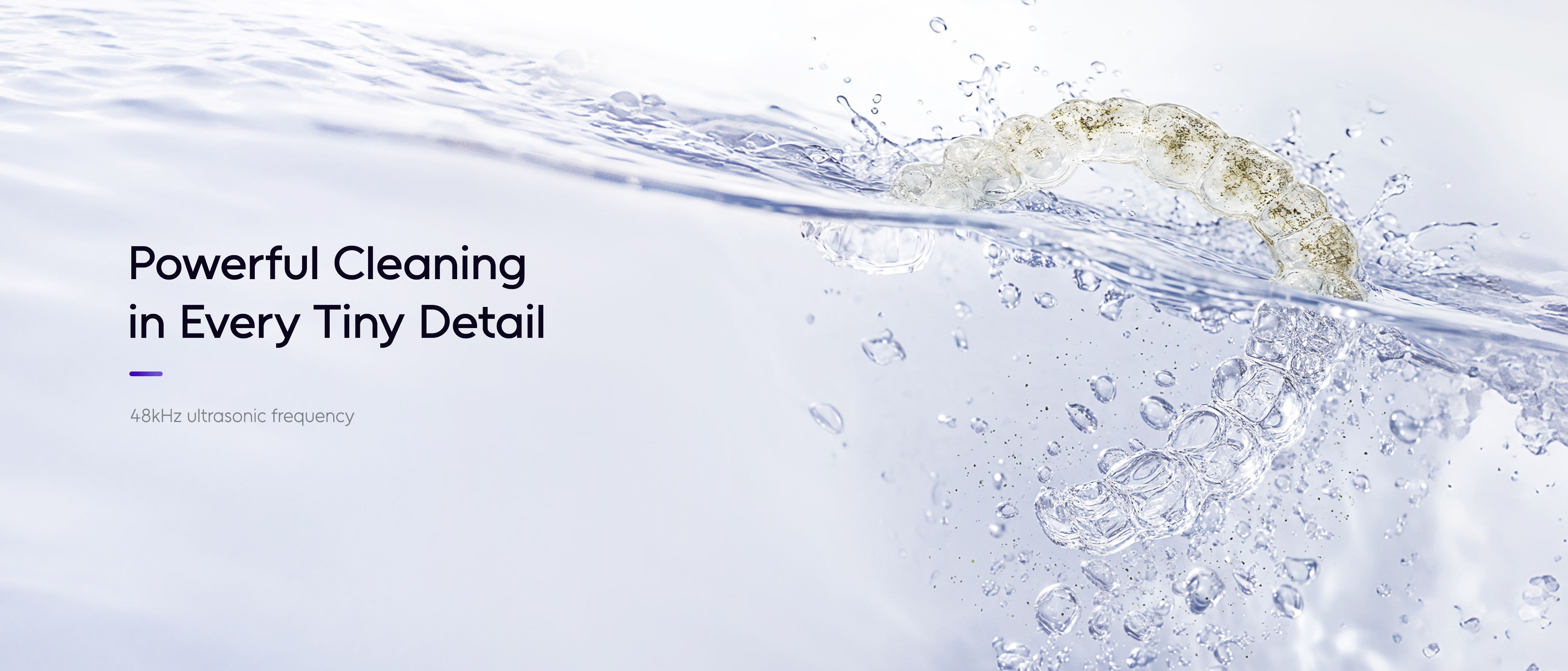7MAGIC SonicPod Go cordless retainer cleaner shown in bathroom, post-workout and travel settings for portable daily oral appliance care.