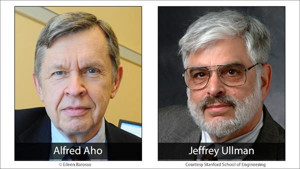 Alfred Aho and Jeffrey Ullman are the recipients of the 2020 ACM A.M. Turing Award, which is often referred to as the "Nobel Prize of Computer Science." The award carries a $1 million prize, with financial support provided by Google, Inc. 