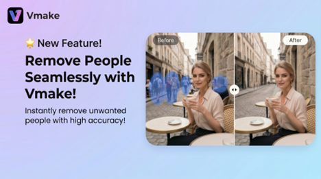 Vmake AI People Remover mode