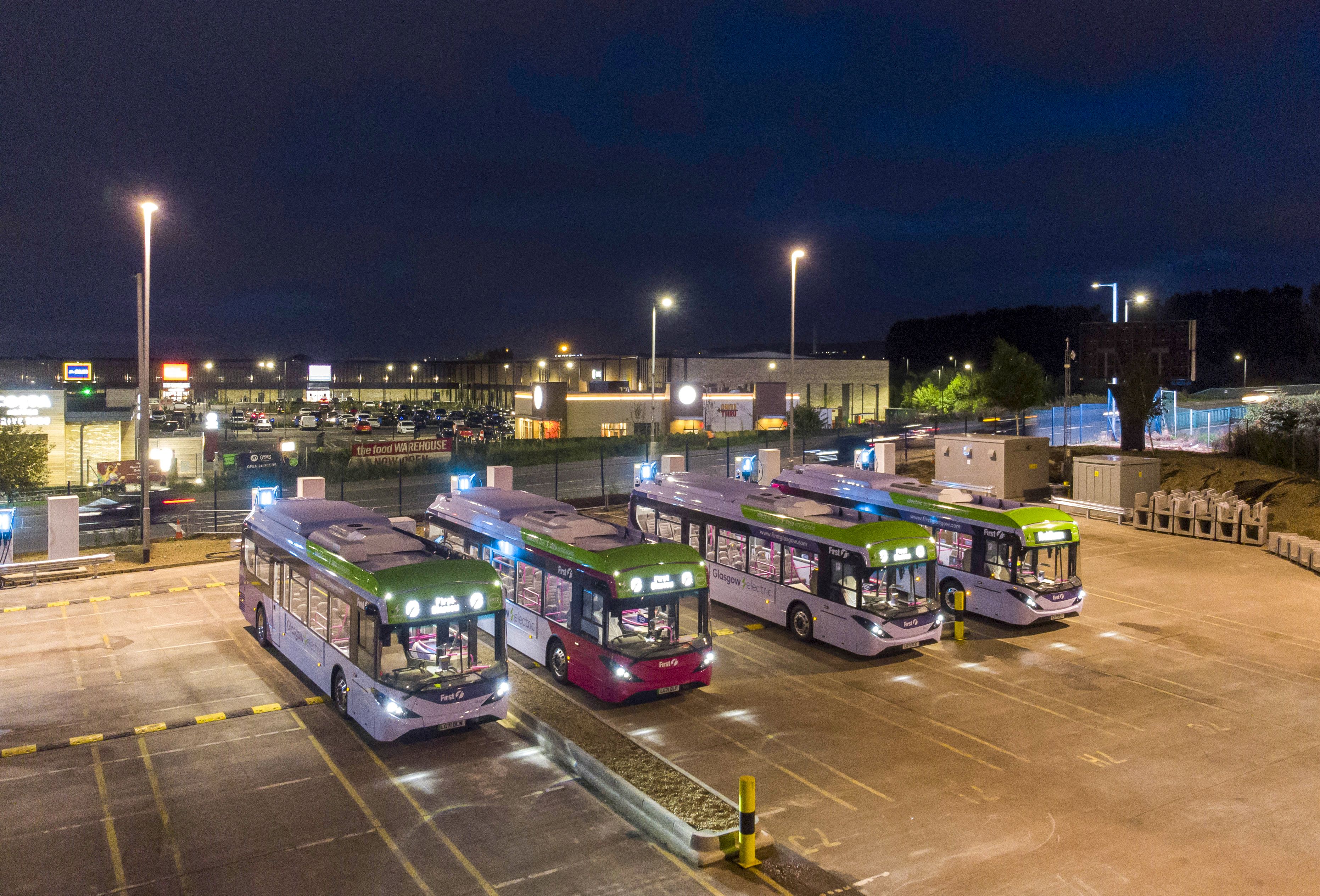 NFI - First Glasgow BYD ADL Enviro200EV electric buses