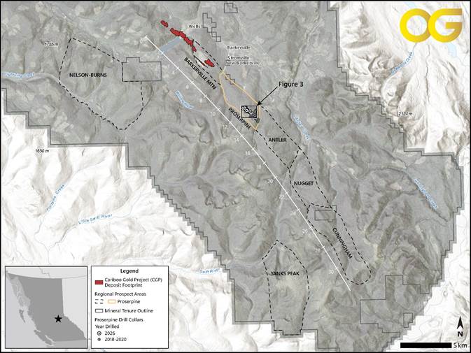 FIGURE 2: Cariboo Gold regional overview.