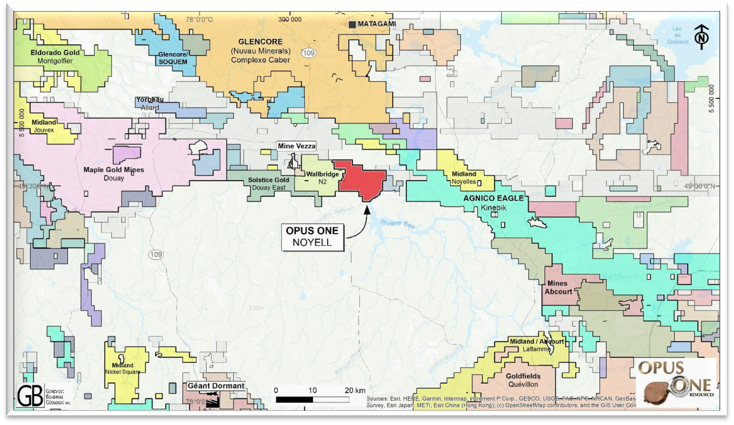 OPUS ONE’S NOYELL PROPERTY LOCATION MAPS