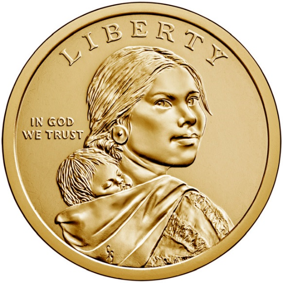 A common Lincoln cent or a Sacagawea gold dollar can be educational and fun.