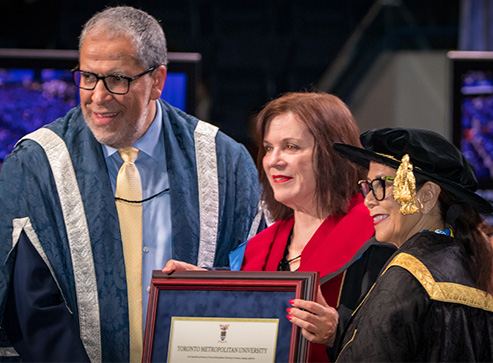 Honorary Doctorate of Laws Awarded to Jan Kestle by Toronto Metropolitan University