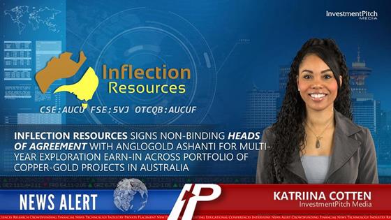 Inflection Resources signs non-binding Heads of Agreement with AngloGold Ashanti for Multi-Year exploration earn-in across portfolio of copper-gold projects in Australia: Inflection Resources signs non-binding Heads of Agreement with AngloGold Ashanti for Multi-Year exploration earn-in across portfolio of copper-gold projects in Australia