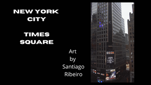 Artist Santiago Ribeiro in New York City