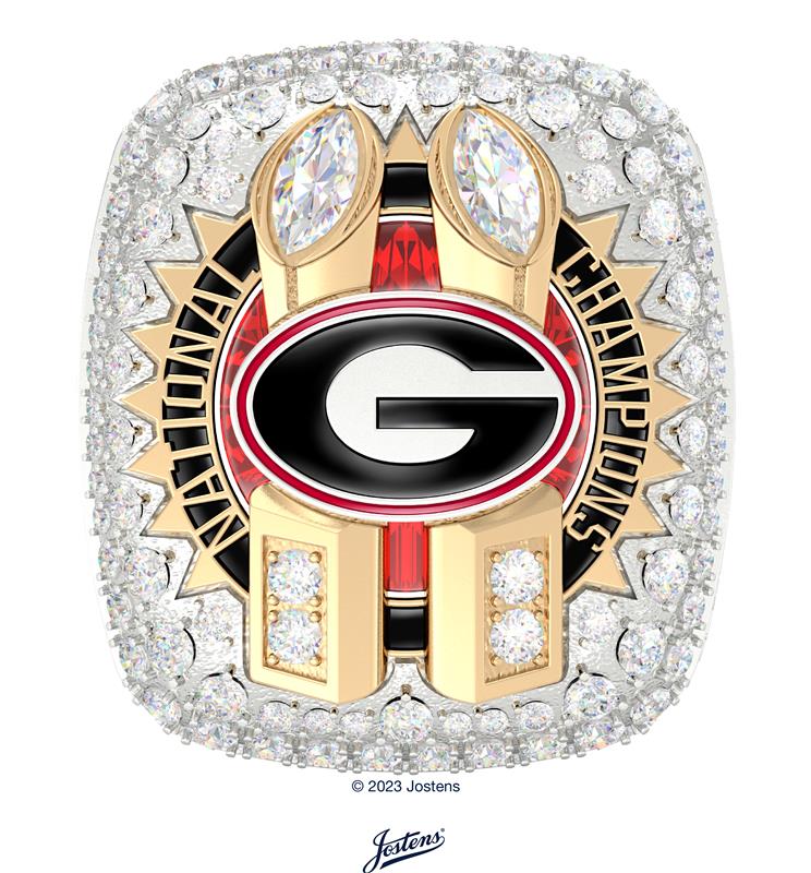 Georgia rose bowl on sale ring