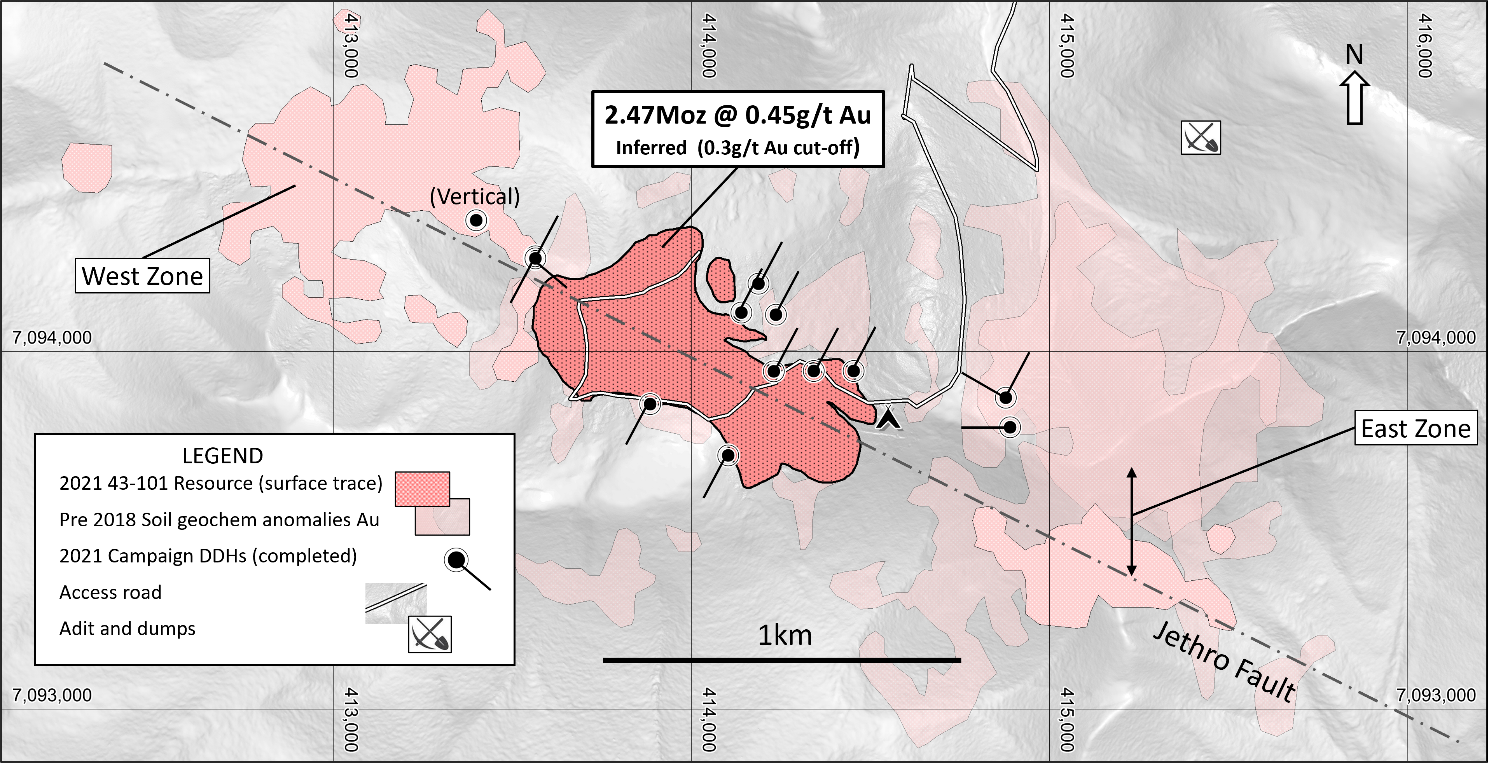ST. JAMES GOLD CORP. COMPLETES 15 DRILL HOLES TO INCREASE INFERRED RESOURCES AT THE FLORIN PROJECT, YUKON TERRITORY, CANADA