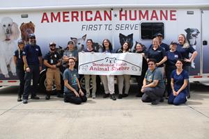 American Humane and Terrebonne Parish Animal Shelter Event Team