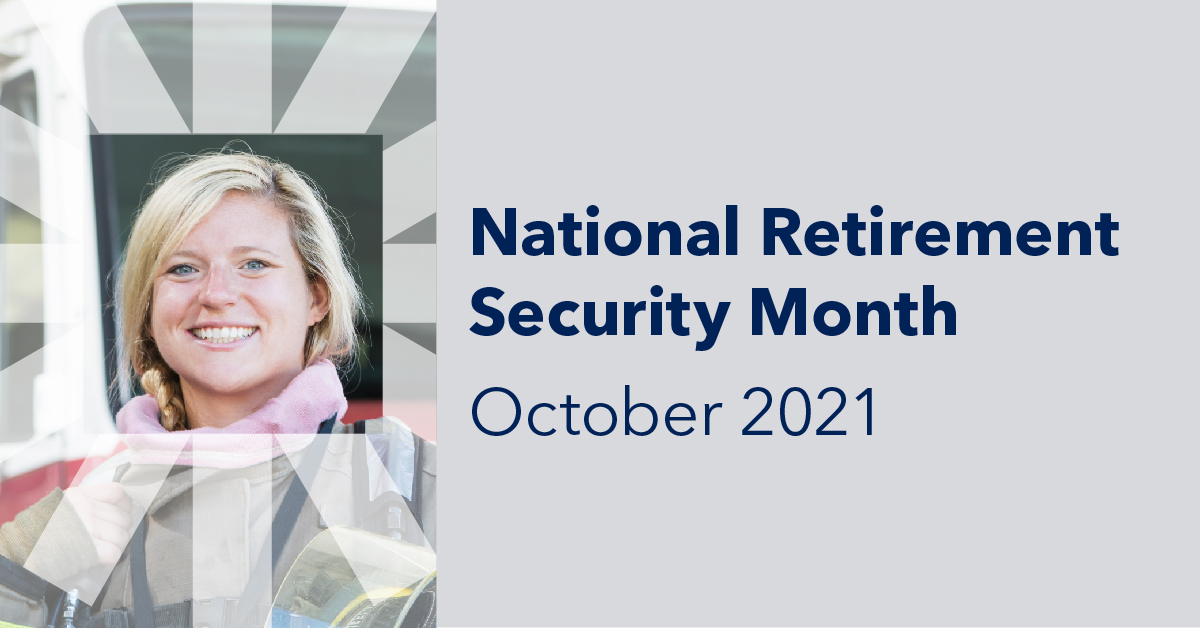 October is National Retirement Security Month