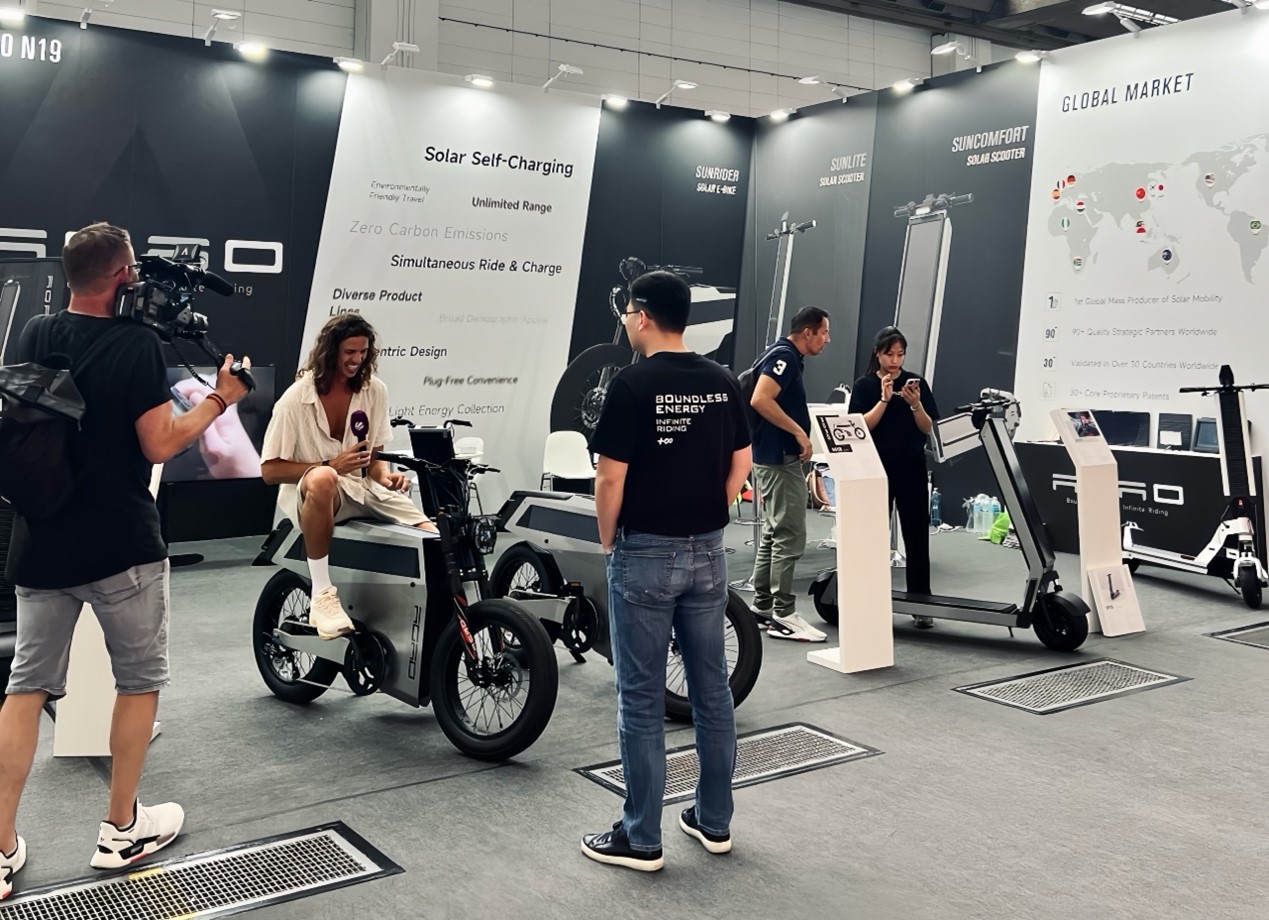  AGAO Shines at Eurobike 2024 with Groundbreaking Solar-Powered E-Bike