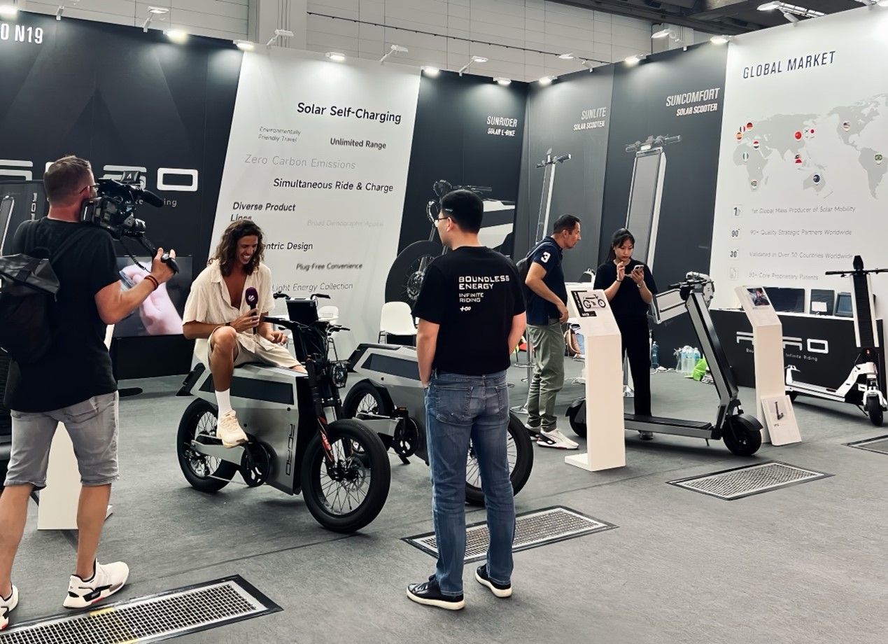 AGAO Shines at Eurobike 2024 with Groundbreaking Solar-Powered E-Bike