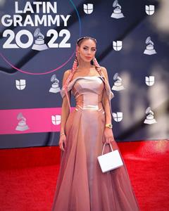 Esther Anaya on the Red Carpet for 23rd Annual Latin Grammy's