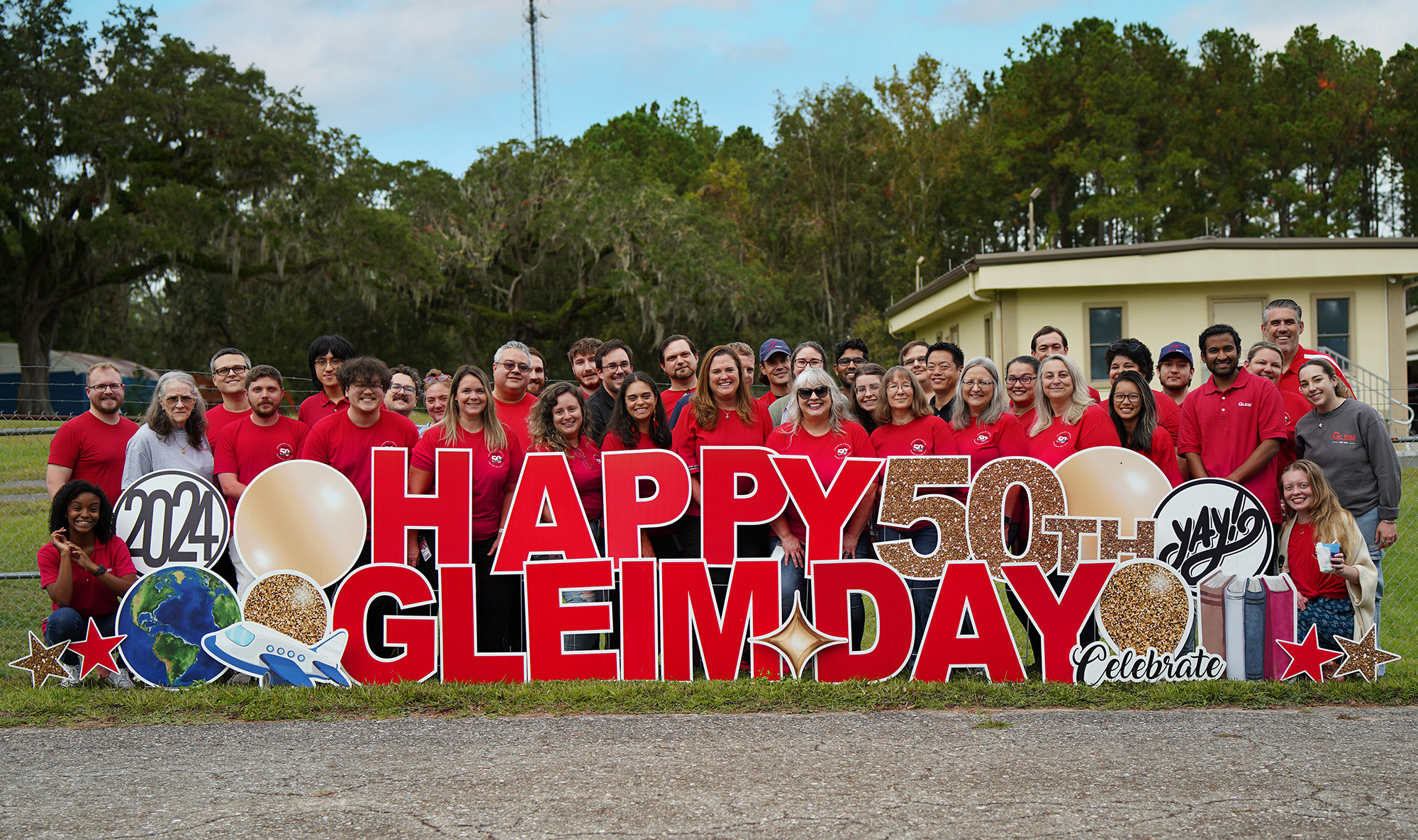 Gleim team celebrates Gleim Day