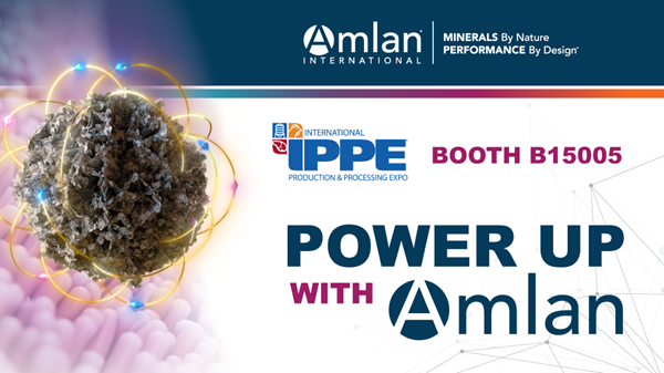 Amlan International Apresenta Tecnologia Mineral Natural na International Production and Processing Expo (IPPE)