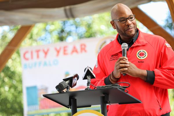 “Having grown up in Western New York, in Rochester, I know firsthand how special this community is—bringing City Year to Buffalo, after 13 years of working with the organization, is really a homecoming for me,” said Michael Stevens, vice president and executive director of City Year Buffalo. “Alongside our amazing school partners and champions, we at City Year know that we can play a vital role in truly making Buffalo ‘the City of Good Neighbors.’”
