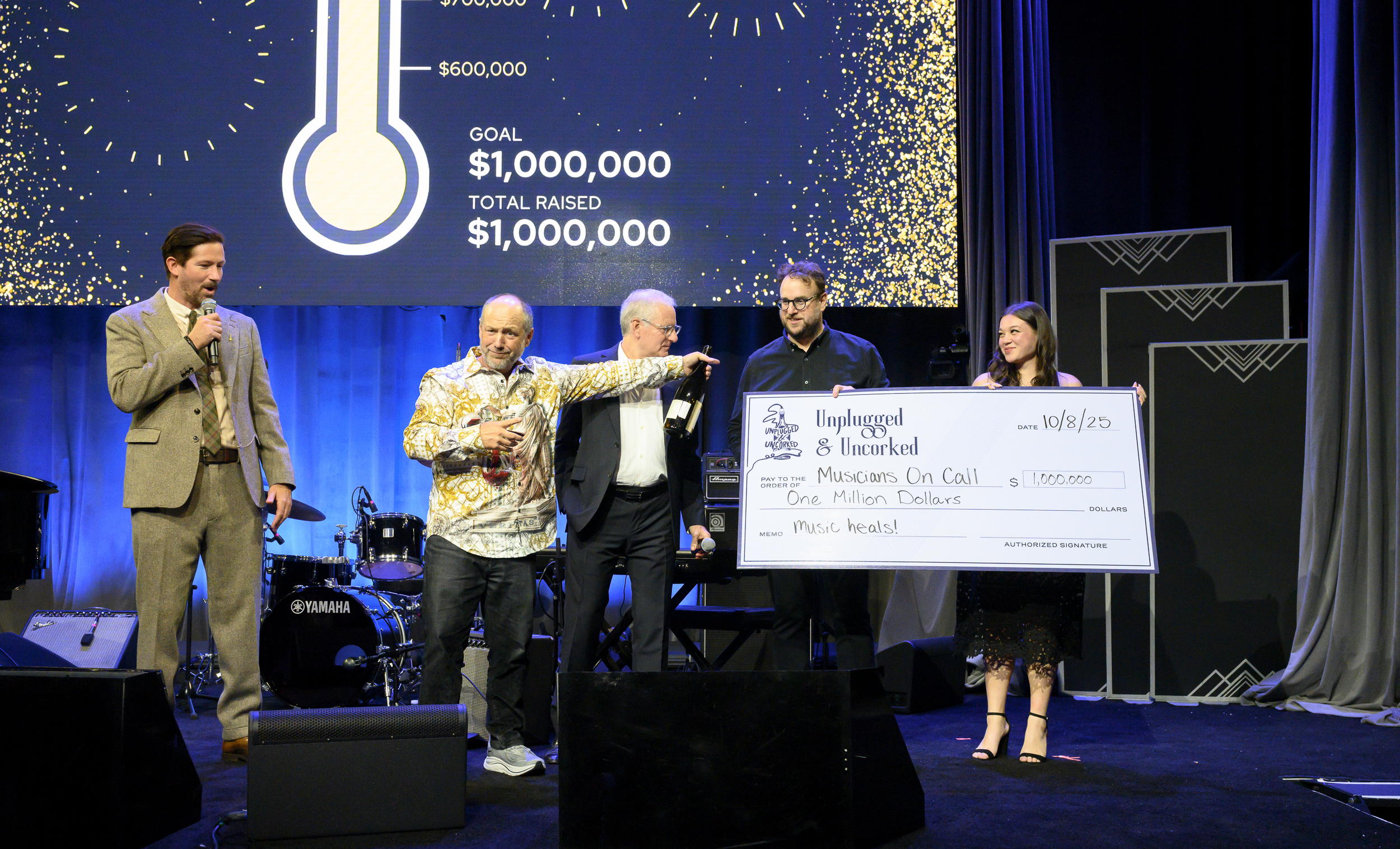 Michael Dorf, Glenn Nordlinger, Rich Schaefer, Pete Griffin, Molly Oldham 2025 Unplugged and Uncorked