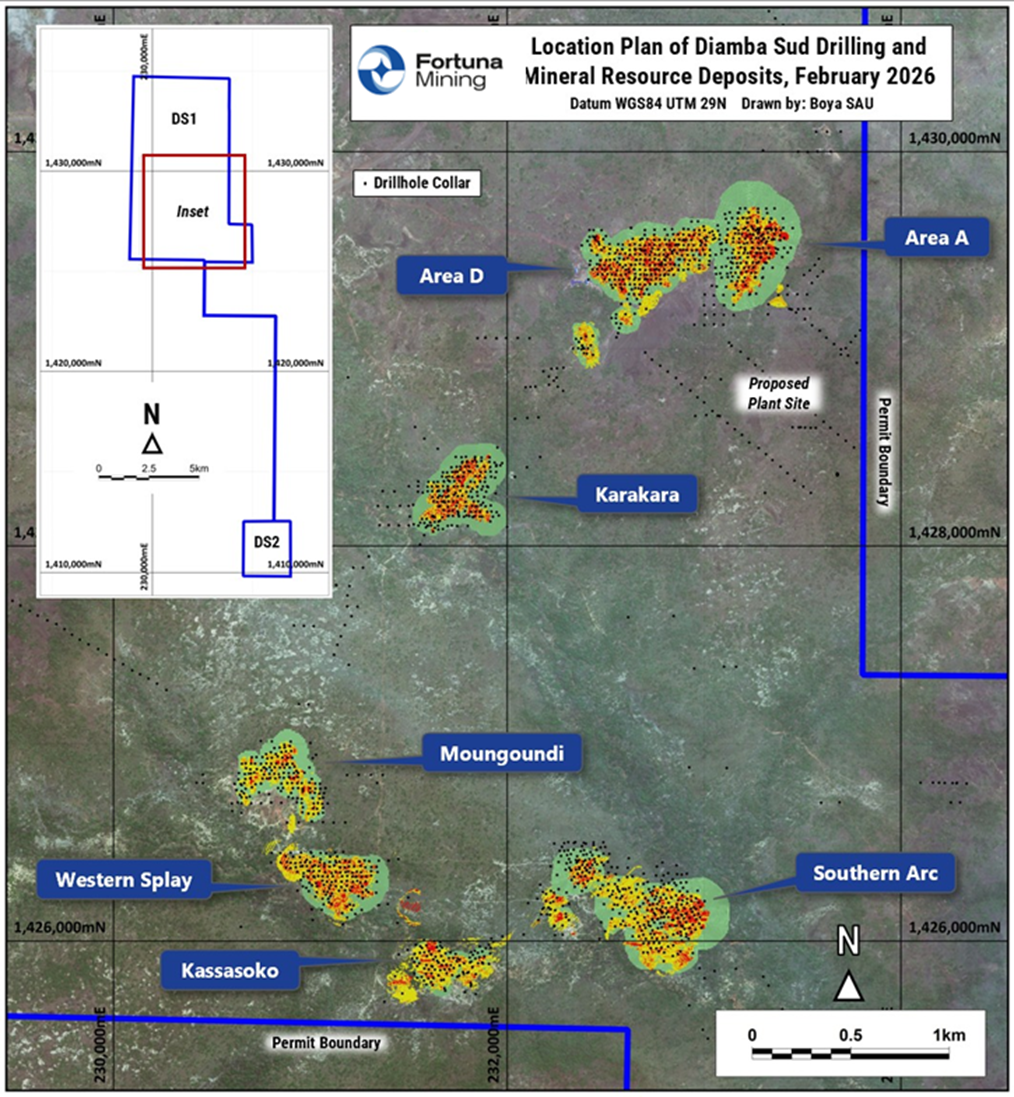 Fortuna intersects 6.0 g/t gold over 24.1 meters at Southern Arc, Diamba Sud Project, Senegal