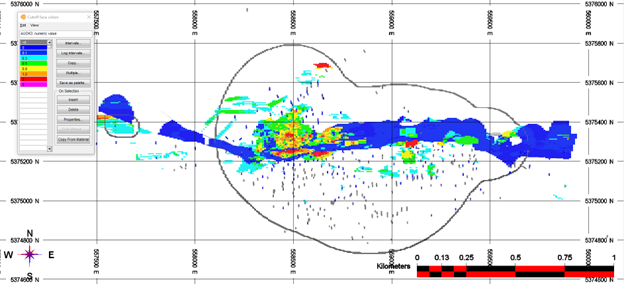 Fenn-Gib Deposit Plan and Section Maps