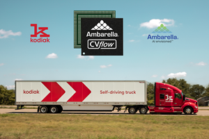 Kodiak Equips Autonomous Trucks With Ambarella AI SoC