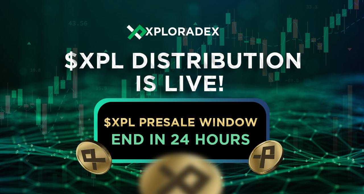 XRP News: 24 Hours Left to Join XploraDEX $XPL Presale Before It Ends