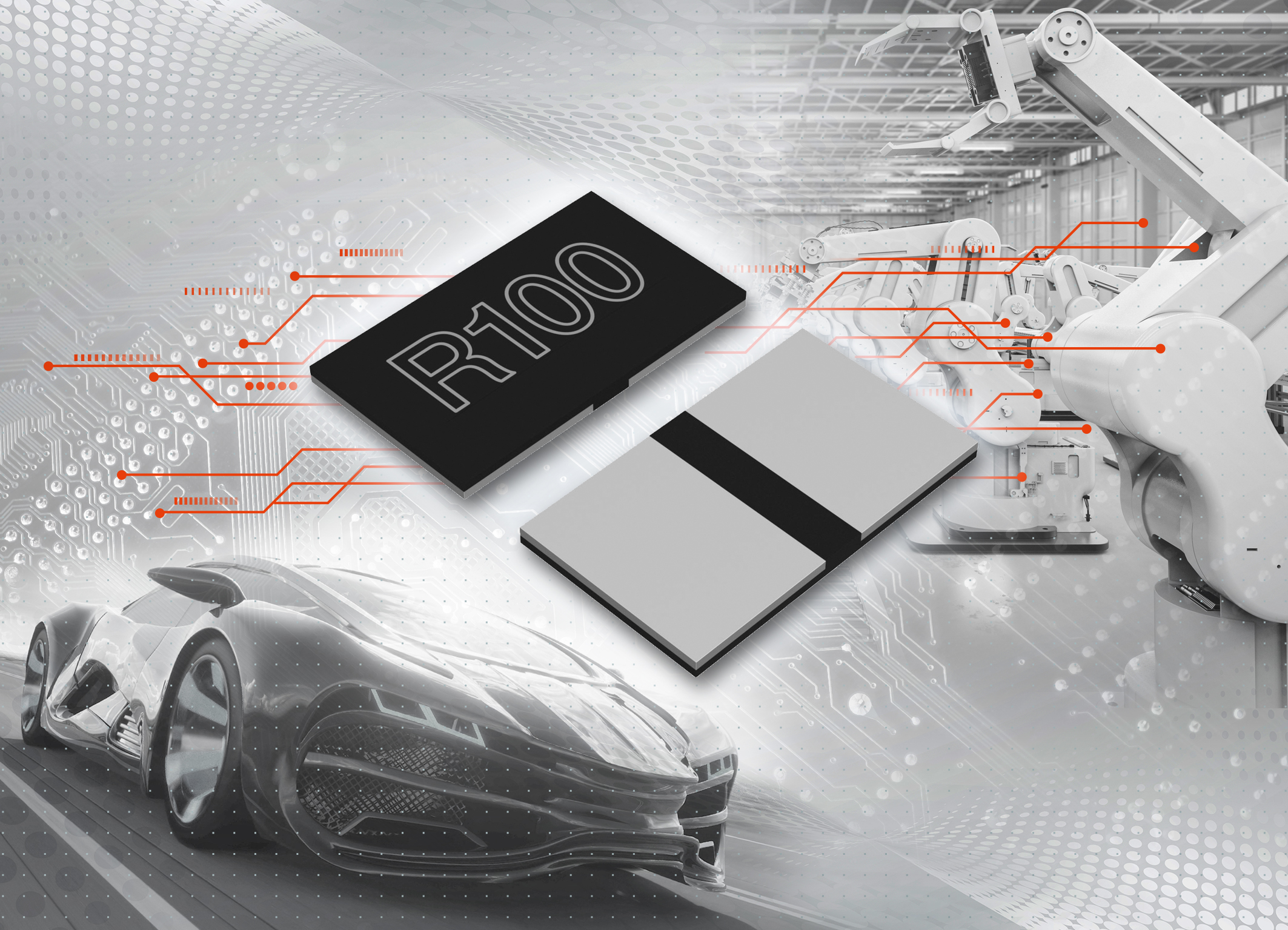 ROHM's expanded lineup of GMR320 series shunt resistors are ideal for high-power applications in the automotive, industrial equipment, and home appliance sectors