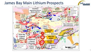 Figure 1 JB Main Lithium Prospects