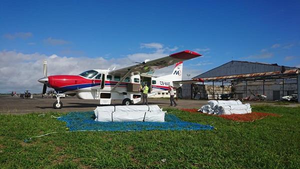 Loading Aircraft with Relief Supplies After Cyclone Idai