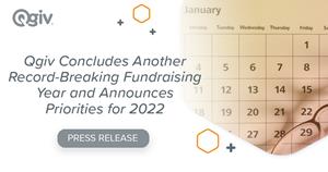 Qgiv Concludes Another Record-Breaking Fundraising Year and Announces Priorities for 2022