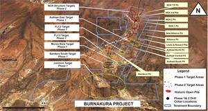 Murchison Exploration Phase 1 and Phase 2 Target Areas