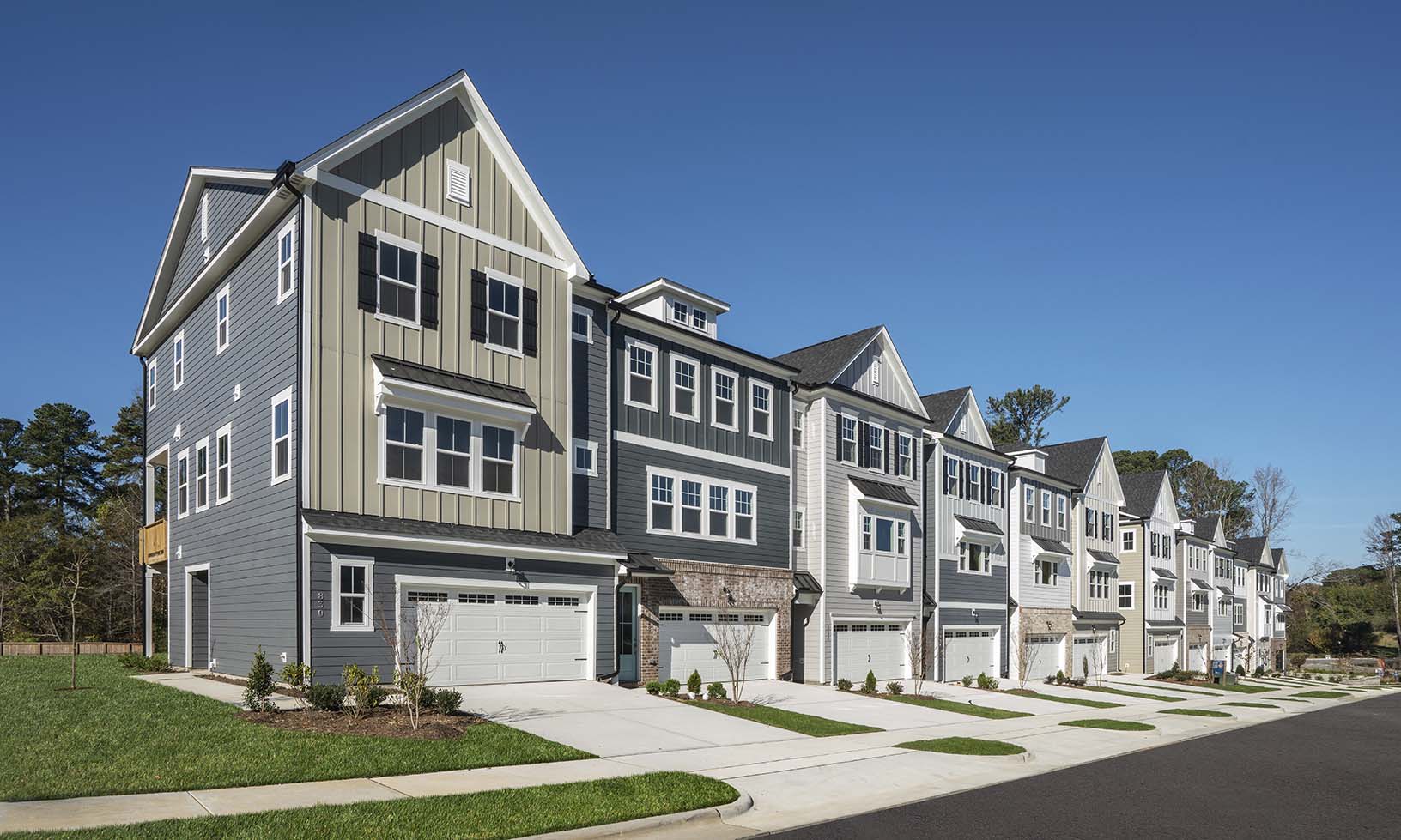 TRI Pointe Homes’ Townes at North Salem community in Apex, N.C.