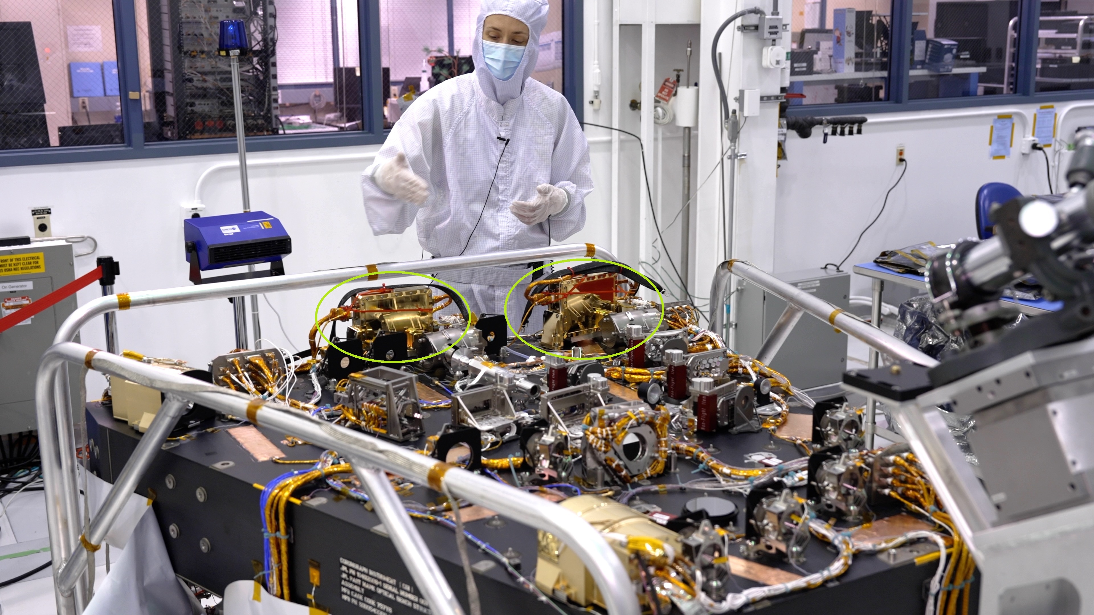 The two Quebec-developed cameras integrated into the Roman Telescope’s coronagraph.Photo credit: NASA/JPL-Caltech